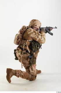 Photos Robert Watson Army Czech Paratrooper Poses aiming gun kneeling…